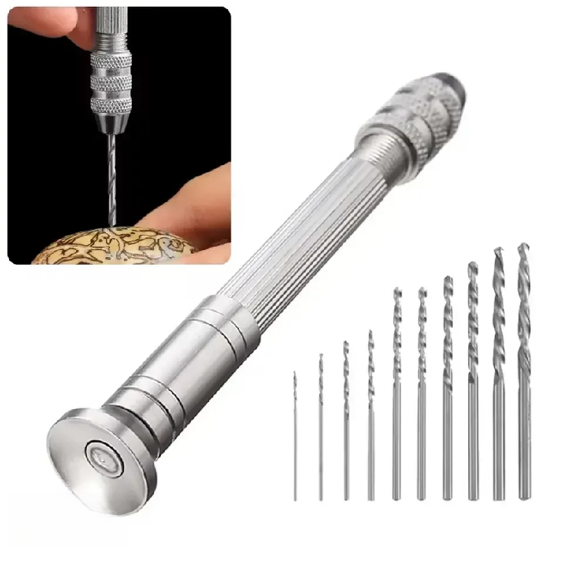 Drill Bits - Mini taladro manual de 0.8-3.0mm, herramientas