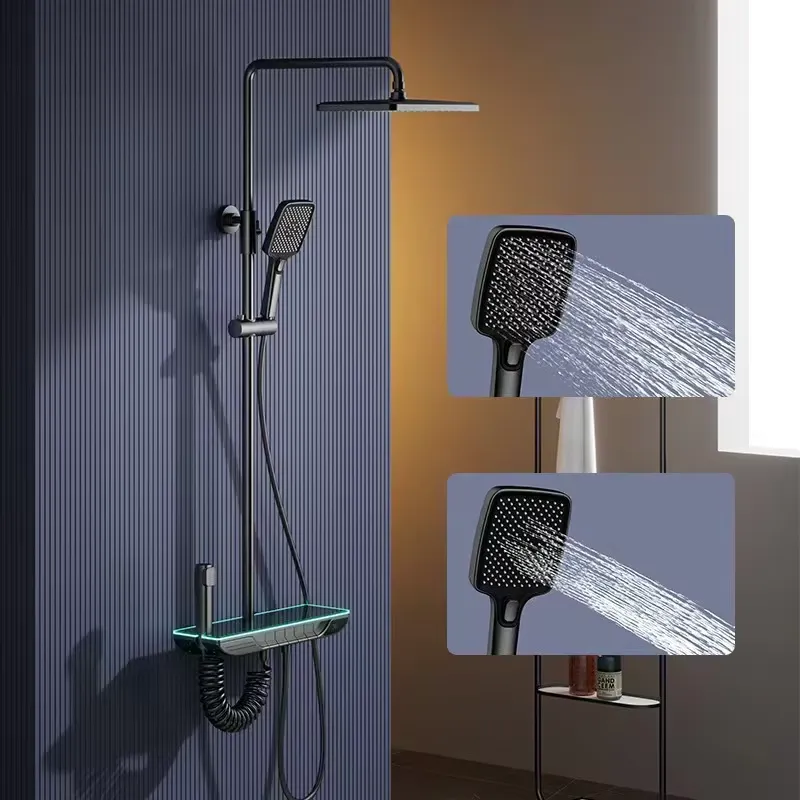 Faucet - Juego de ducha termostático digital inteligente