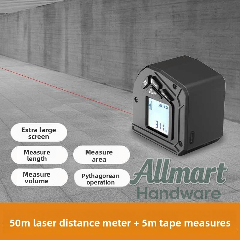 Telémetro Láser de 50m con Cin - Tape Measure reseña y precio