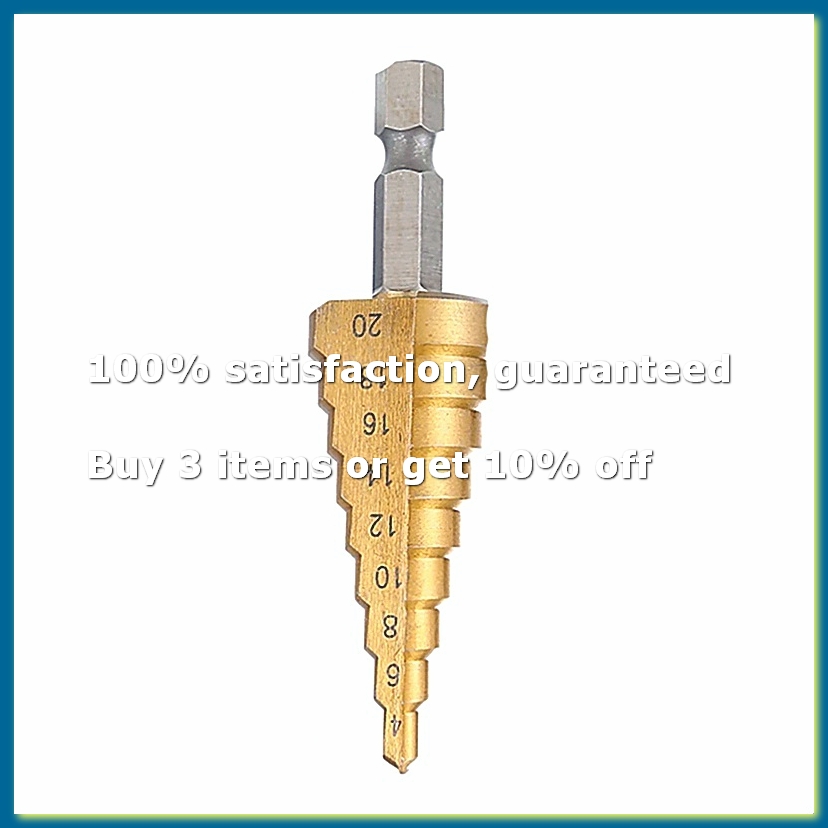Broca escalonada HSS de ranura - Drill Bits reseña y precio