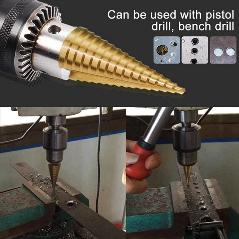 Broca escalonada HSS de ranura - Drill Bits reseña y precio