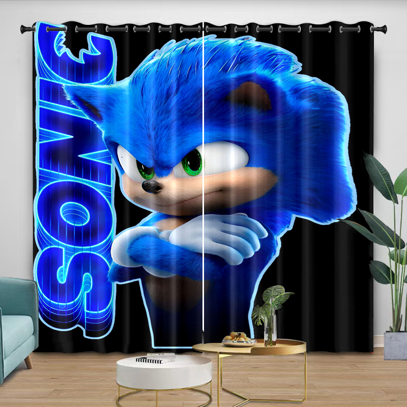 Cortinas Sonic Cartoon que pro - Curtain Rods reseña y precio