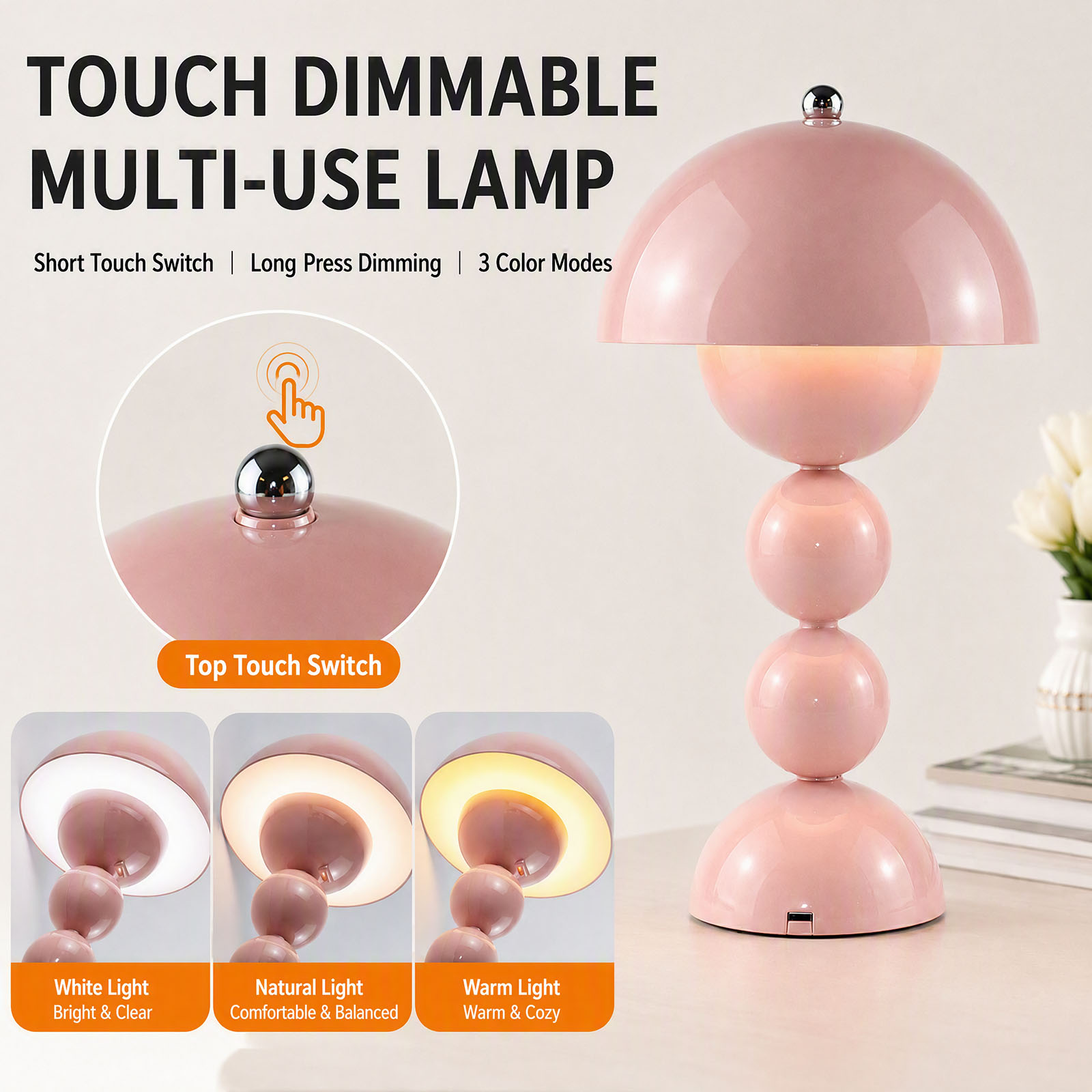 Lámpara de mesa LED con forma  - Light Switch reseña y precio