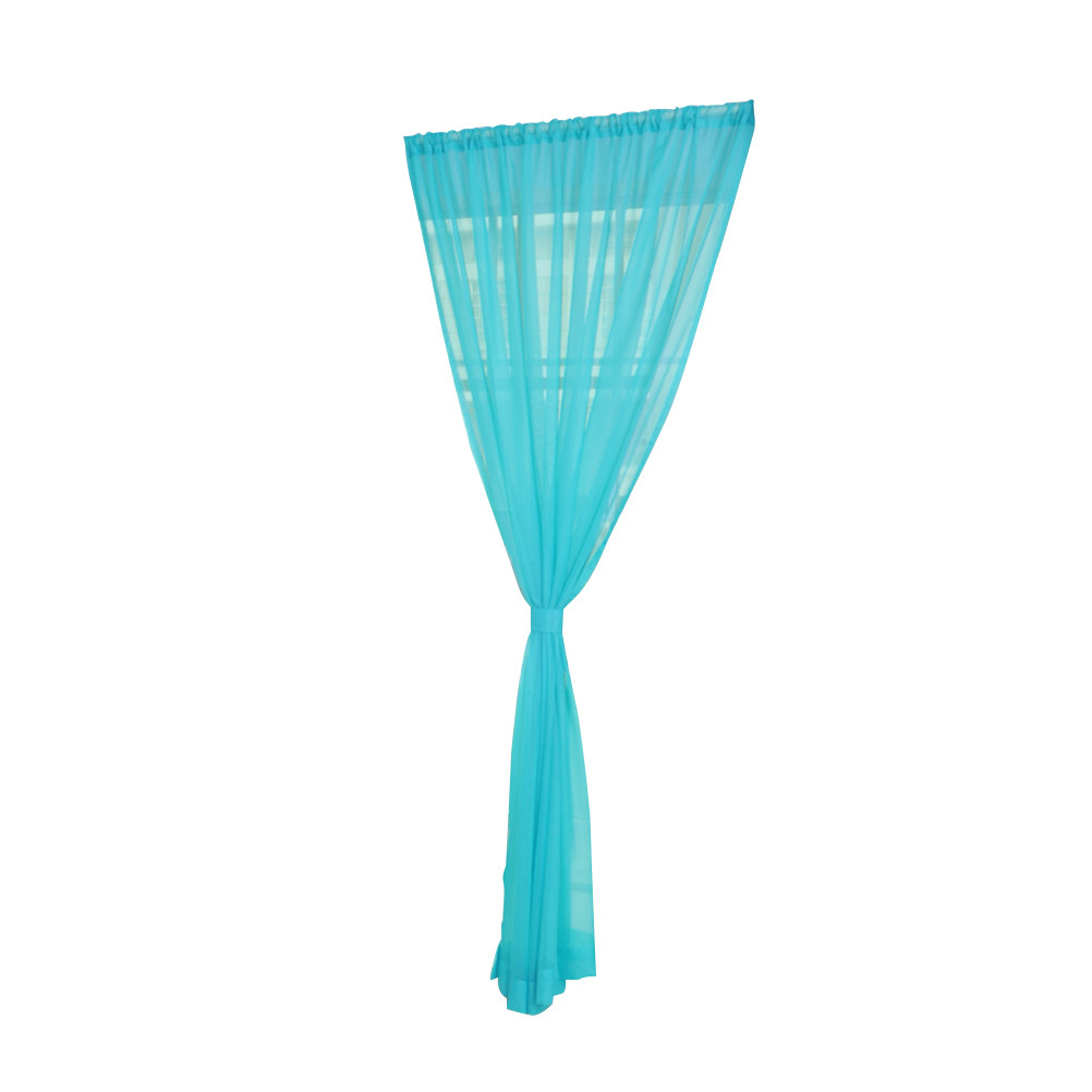 Cortina transparente de voile  - Curtain Rods reseña y precio