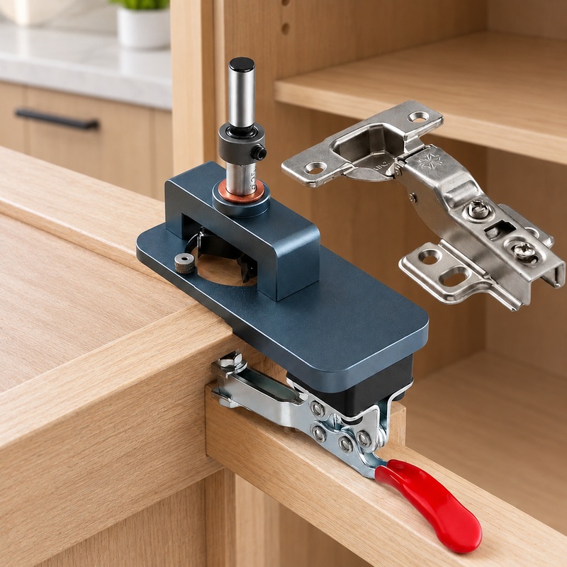 Abrazadera guía de perforación - Cabinet Hinges reseña y precio