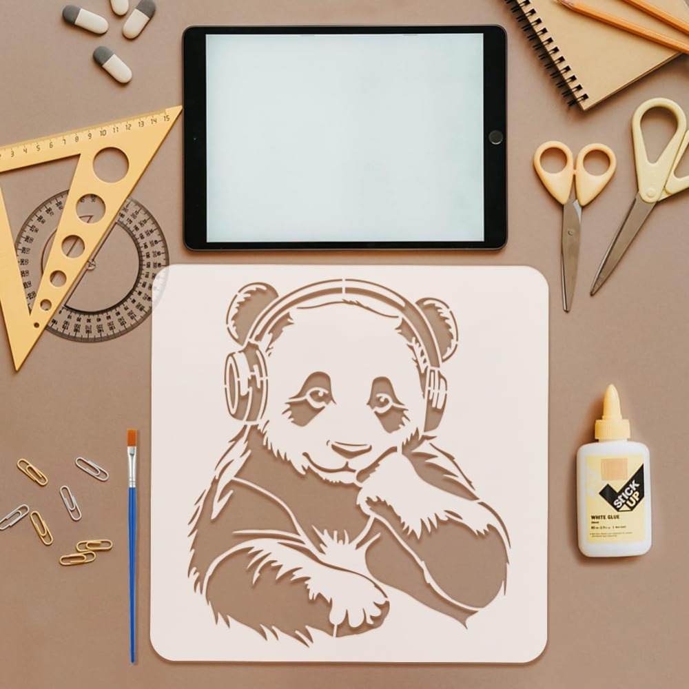 Plantilla de Panda con pincel  - Paint Brush reseña y precio