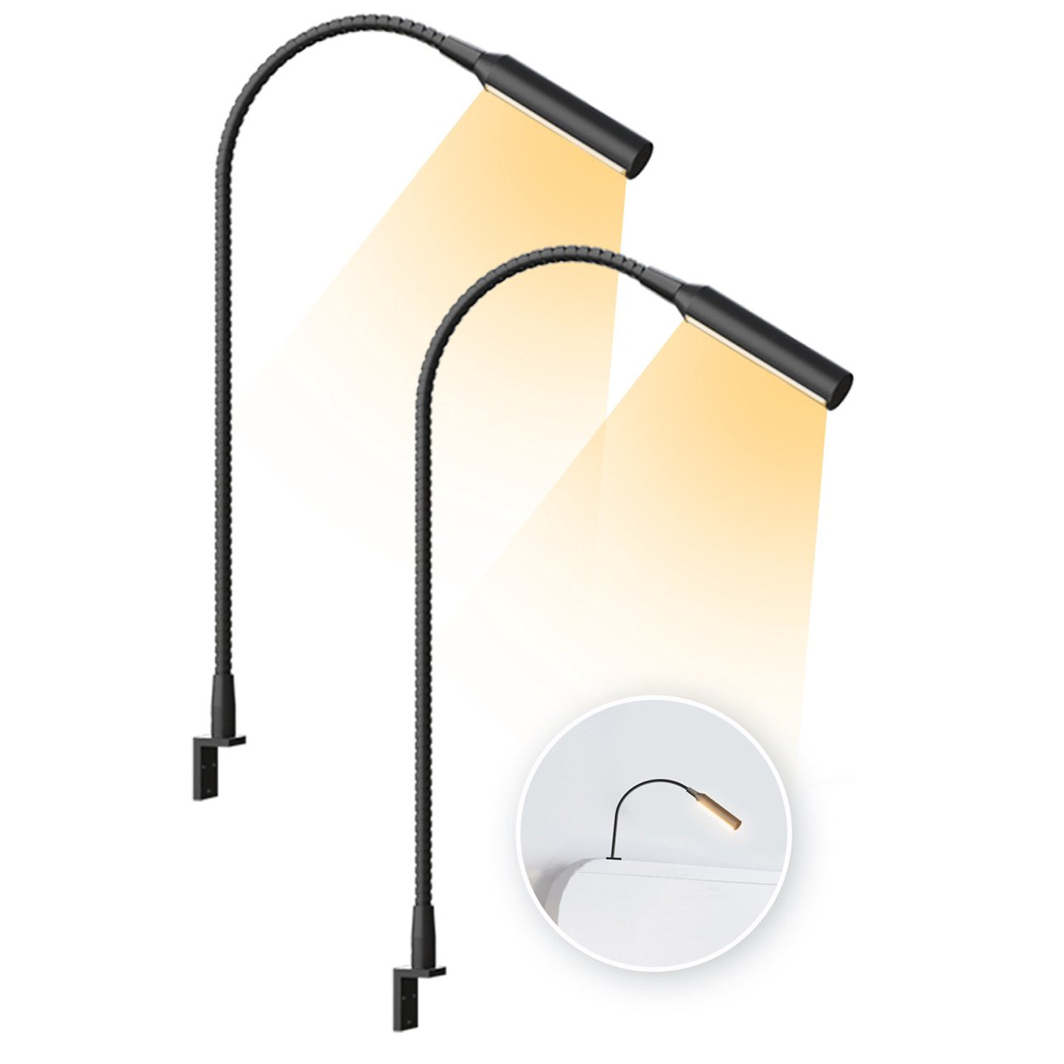 2 lámparas LED para lectura co - Light Switch reseña y precio