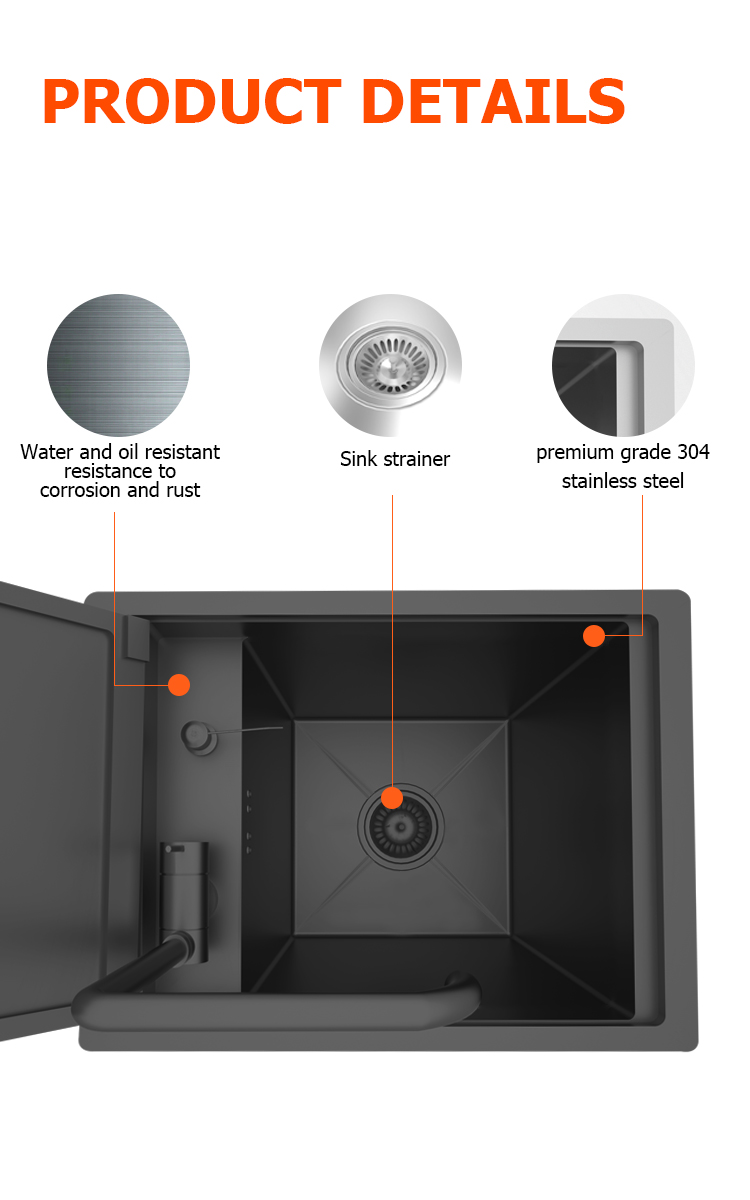 Fregadero Rectangular Individu - Faucet reseña y precio